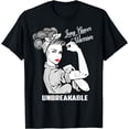 thumbnail image 1 of Lung Cancer Warrior Unbreakable T-Shirt Awareness Gift Shirt, 1 of 4
