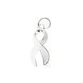 thumbnail image 1 of Lung Cancer White Ribbon Awareness Charm, 1 of 1