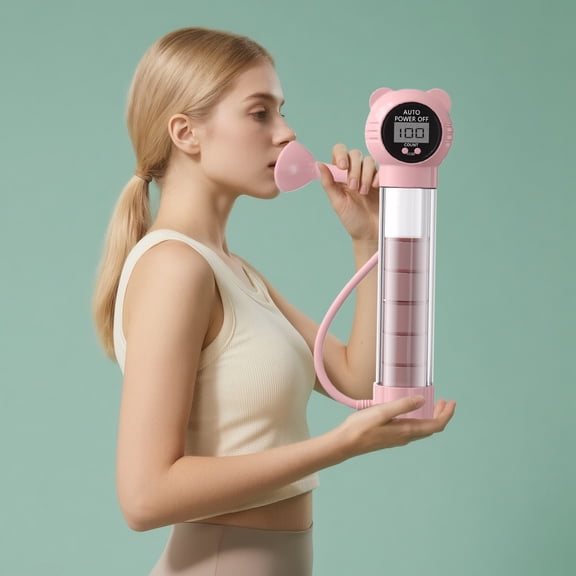 Breathing Exercise Device for Lung Capacity Enhancement and Abdominal Muscle Training