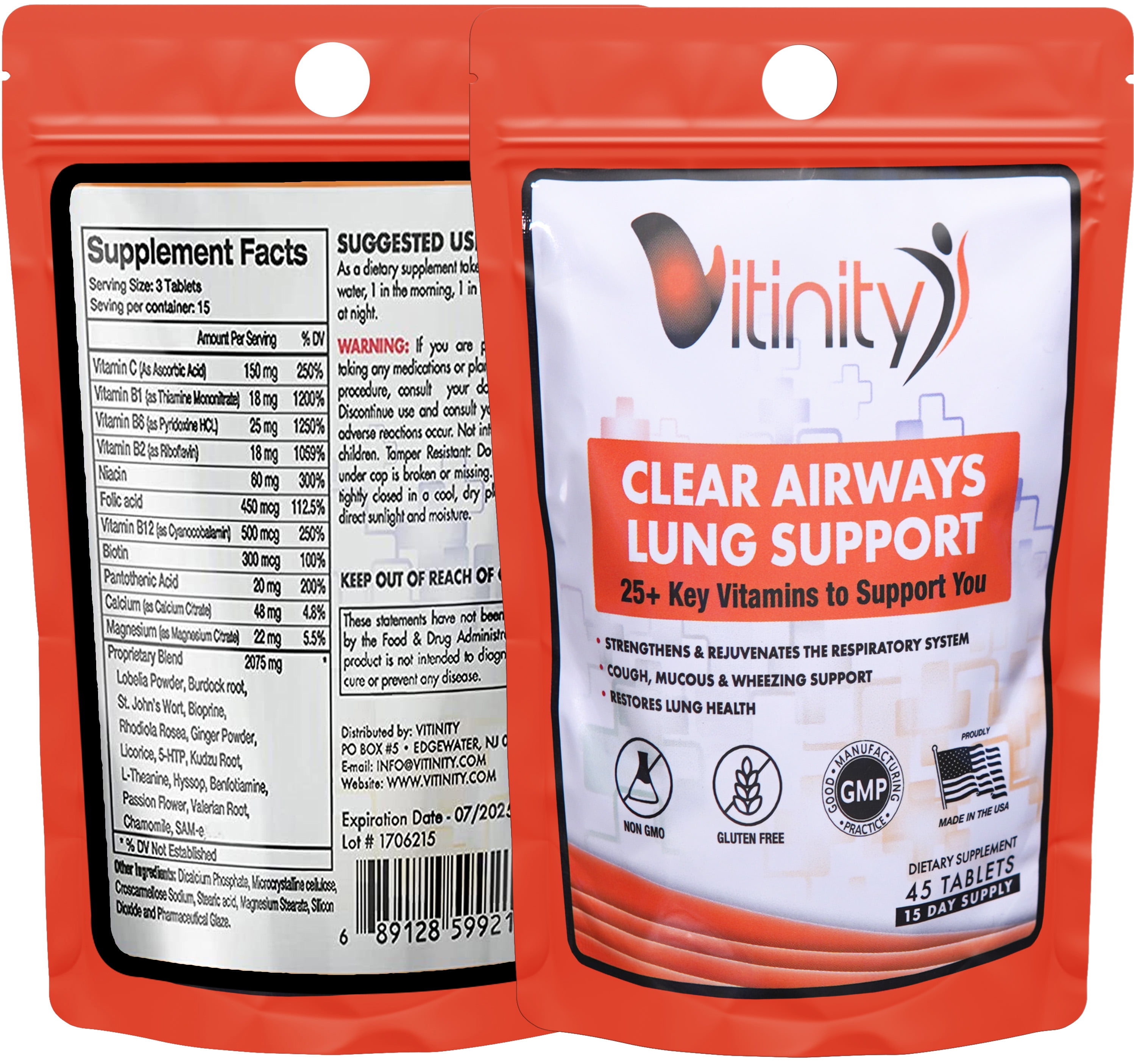 Lung Cleanse for Smokers Clear Airways Lung Support Supplement