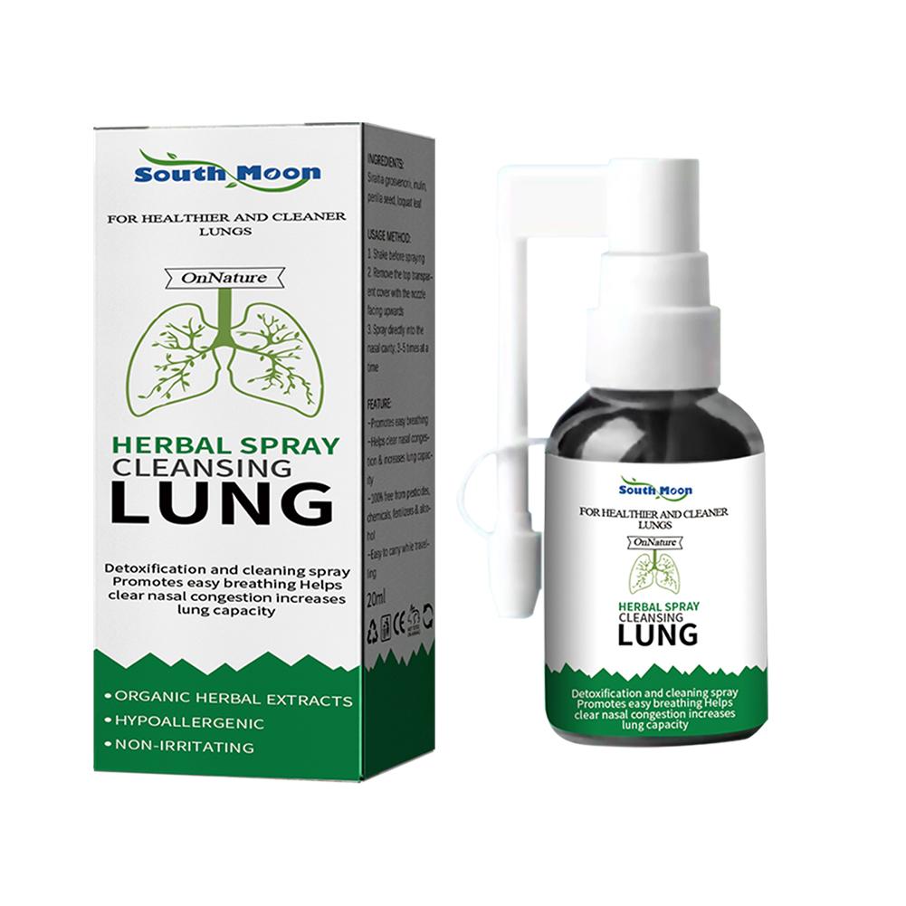 Lung Detox Herbal Cleansing Spray For Smokers Clear Nasal N 2023} Q0X2