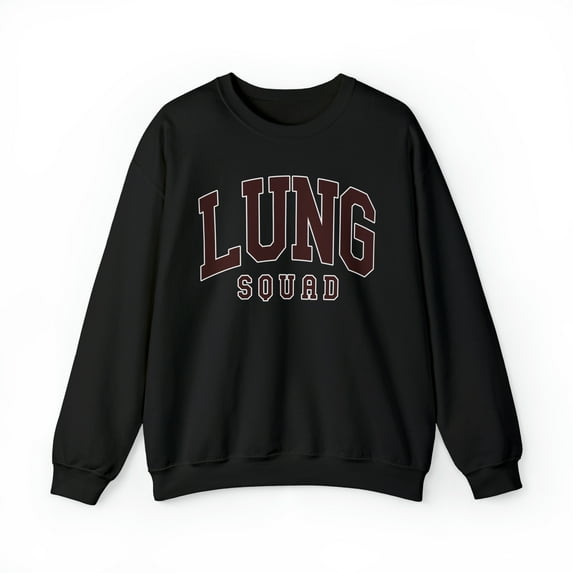 Lung Squad Respiratory Therapist Pulmonologist Sweatshirt, Gifts, Crewneck