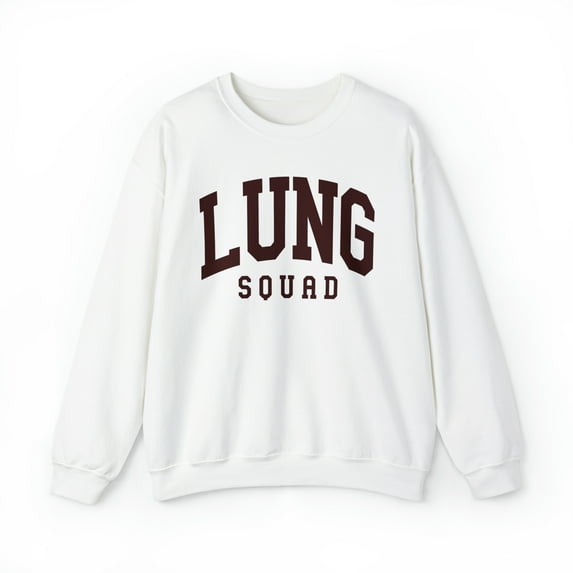 Lung Squad Respiratory Therapist Pulmonologist Sweatshirt, Gifts, Crewneck