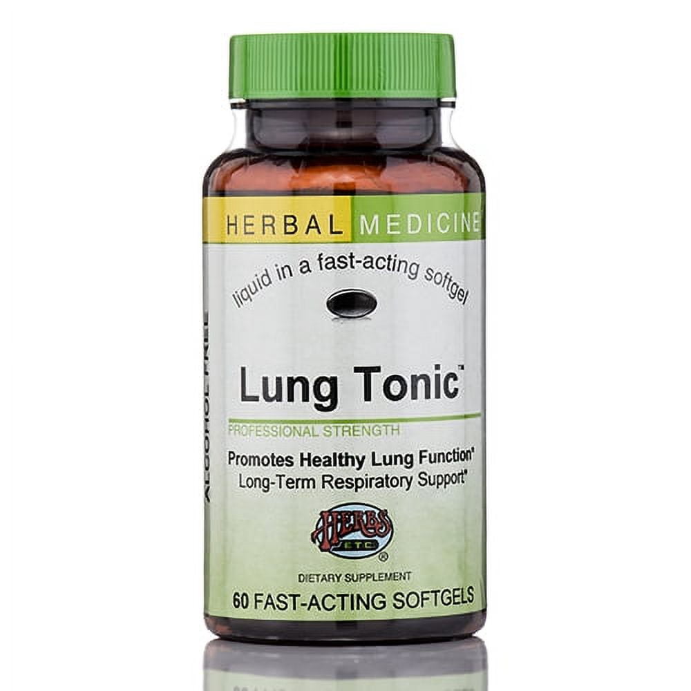 Lung Tonic 60 FastActing Softgels by Herbs Etc