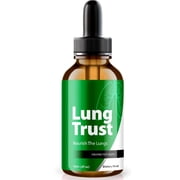 Lung Trust Drops, LungTrust Herbal Therapy Liquid Drop, A Nutritional Supplement You Can Trust, All Natural Formula for Breathing and Lung Health, Reviews 30 Servings