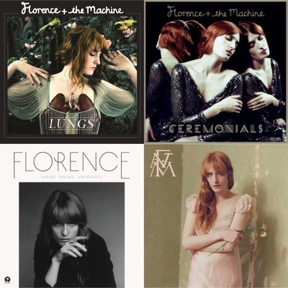 Lungs & Ceremonials & How Big How Blue How Beautiful & High As Hope (X) [LP Vinyl Bundle]