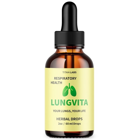 Lungvita Respiratory Blend Drops Advanced Formula Lung Support Lung Vita 30 Servings
