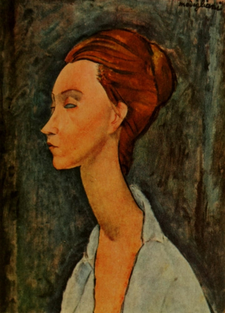 Lunia Czechowska 1919 Canvas Art - Amedeo Modigliani (18 x 24)