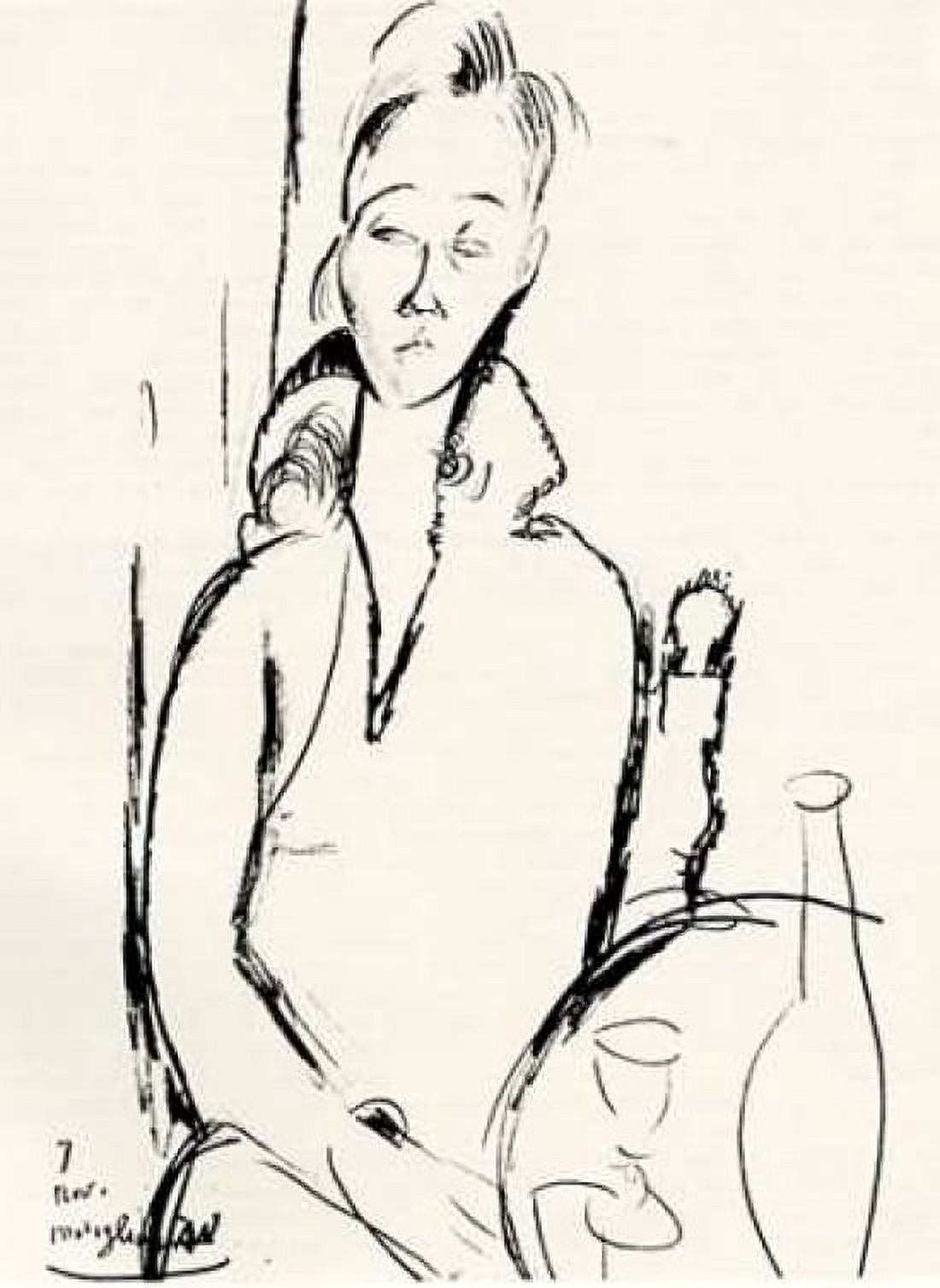 Lunia Czechowska Canvas Art - Amedeo Modigliani (20 x 28)