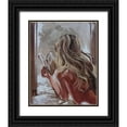 thumbnail image 1 of Luniak, Monika 20x24 Black Ornate Wood Framed with Double Matting Museum Art Print Titled - Good Book, 1 of 4