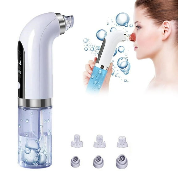 Electric Small Bubble Blackhead Remover USB Water Cycle Pore Acne Pimple Removal Vacuum Suction Facial Nose Cleaner Tool