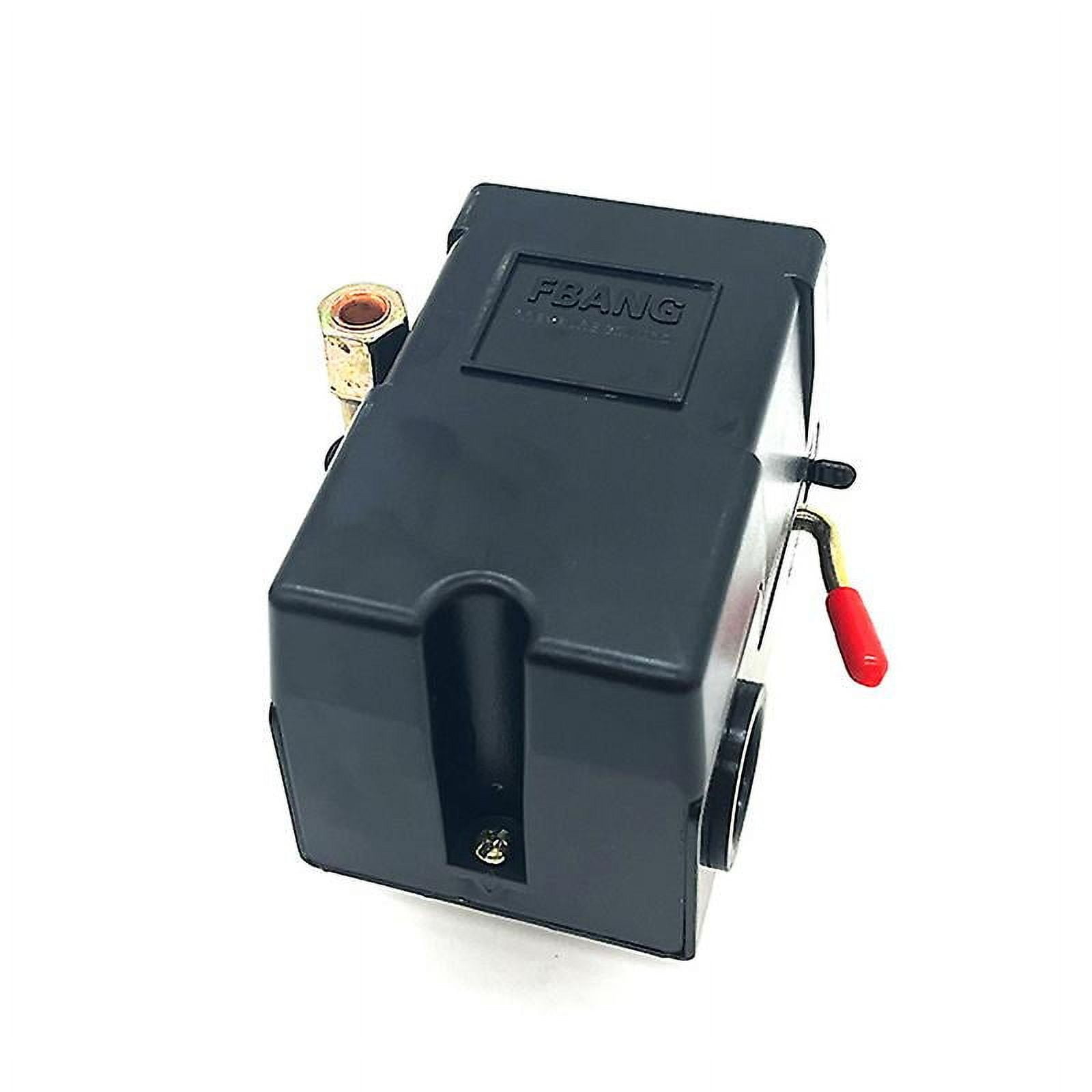 Luniquz Heavy Duty Air Compressor Pressure Switch Control 90-125 Psi ...