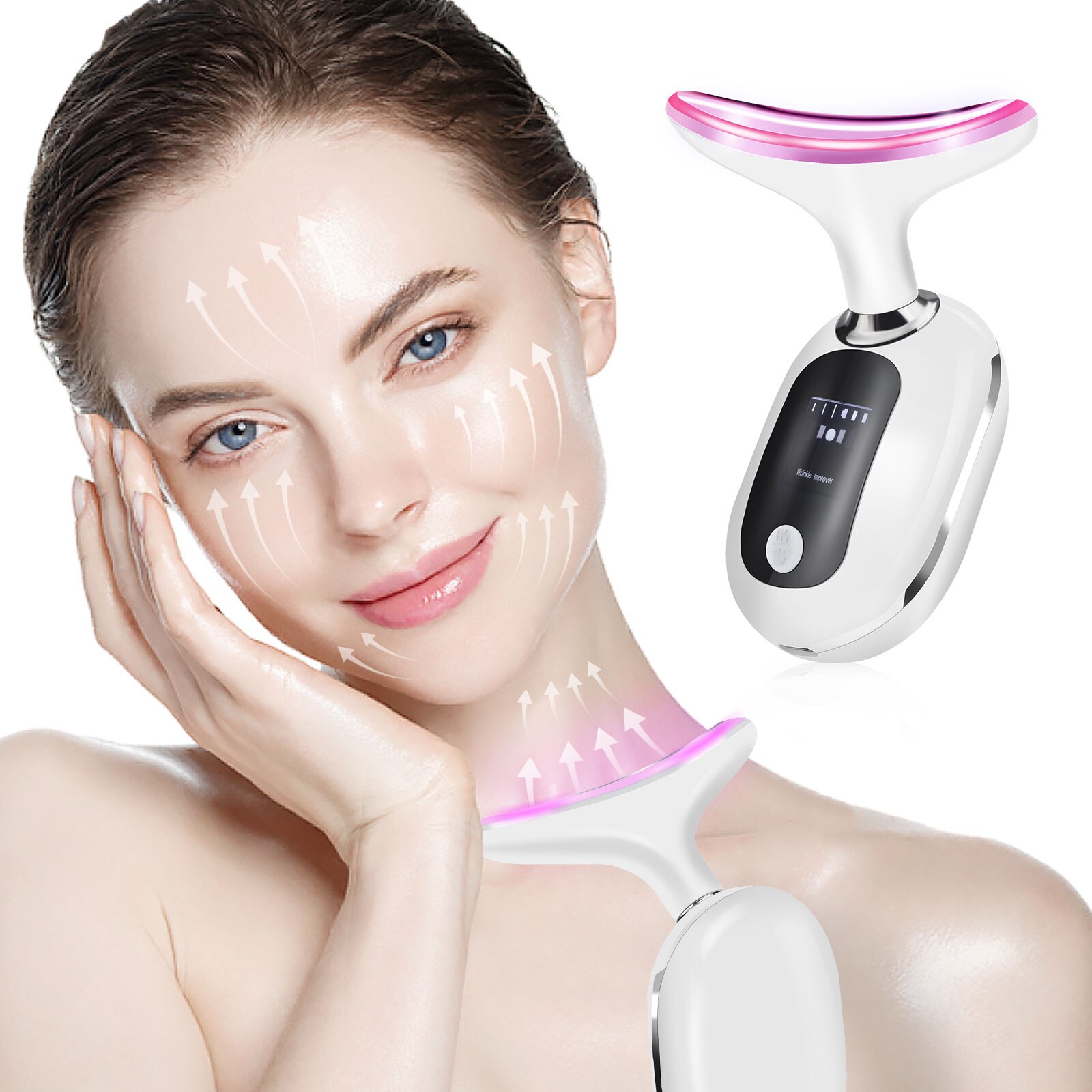 Commodery Microglow Handset, Red Light Therapy for Face, Face Lift