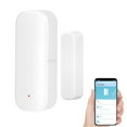 thumbnail image 1 of Luniquz Smart WiFi Door Sensor: Wireless Window Sensor with App Notification Alert, Tuya Door Open Contact Sensor for Home Security, No Hub Required, Compatible with Alexa Google Assistant, 1 of 6