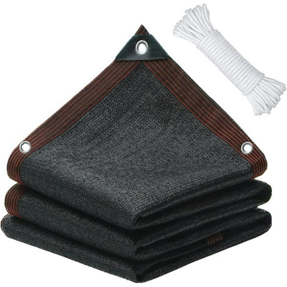 Luniquz Sombrilla de color rojo beige con protección solar incrustada, sombrilla roja para balcón en patio exterior 4*7m