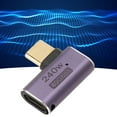 thumbnail image 1 of USB C Female to USB C Male Connector PD 240W 8K 60HZ 40Gbps USB4.0 C Right Angle Adapter for Mobile Phone Tablet Laptop, 1 of 9