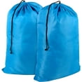 thumbnail image 1 of Luniquz Washable Drawstring Laundry Bags 2 Pack Extra Large Heavy Duty College Dorm Dirty Laundry Clothes Travel Bag and Gym Clothes Bag for Guys and Girls, 1 of 6