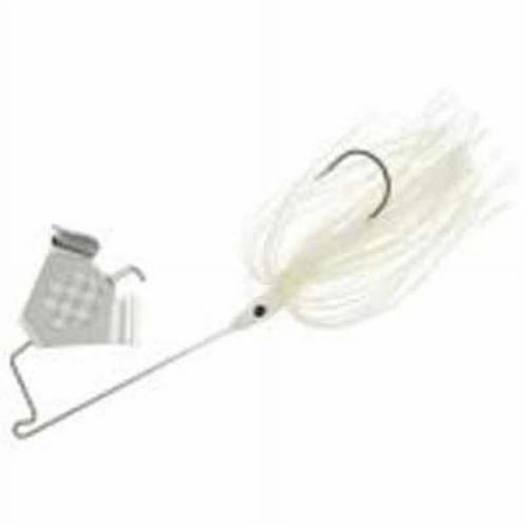 Lunker Lure 4238-1742 Original Buzz Bait, 3/8 oz, White Skirt/Silver -  4238-1742 