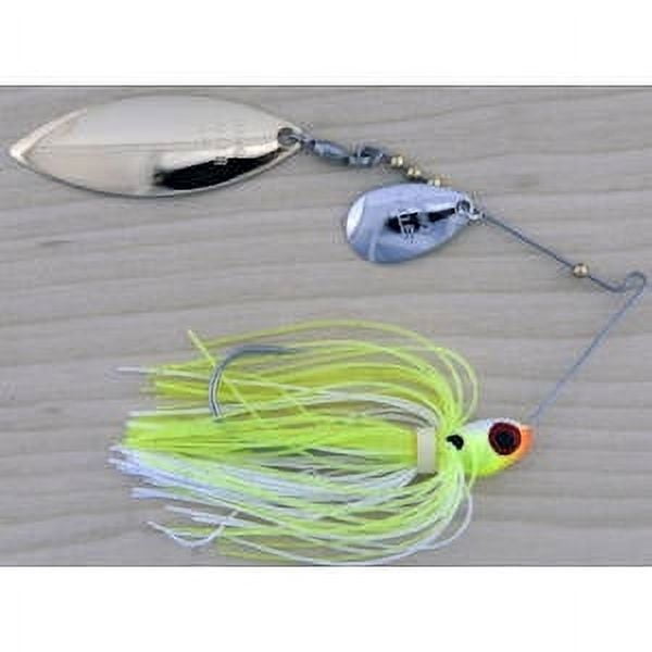 Lunker Lure Hawg Caller #11 Spinnerbait 3/8 Ounce Chartreuse White