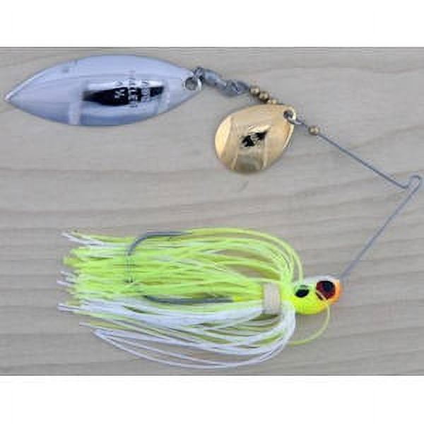 Lunker Lure Hawg Caller #49 Spinnerbait 3/8 Ounce Chartreuse White 