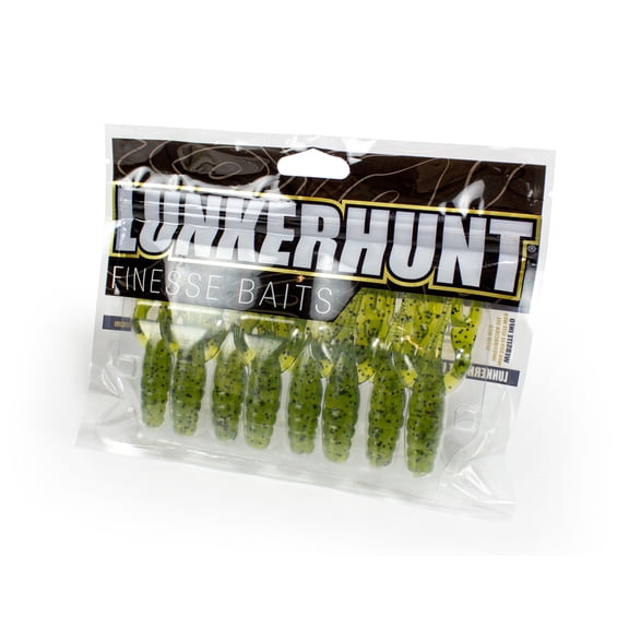 Finesse Craw - 8 Pack - Watermelon Seed - 3"