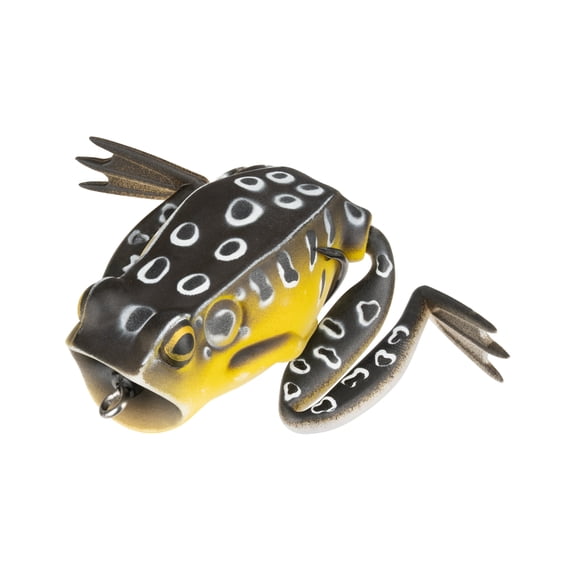 Lunkerhunt Popping Frog Hollow Body Topwater Fishing Lure, 2 1/4 in, 1/2 oz, Croaker