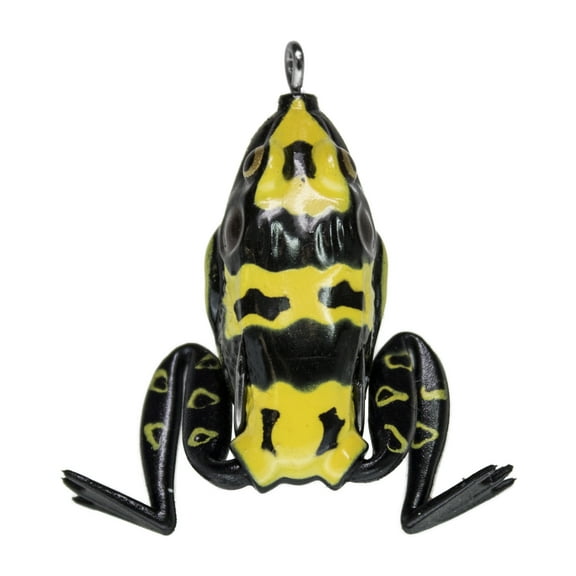 Lunkerhunt Pocket Frog, Soft Pre-rigged Lure, Poison, 1.75in, 1/4oz