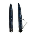 thumbnail image 1 of Lunkerhunt Pre-Rig Finesse Worm, Black Blue Fleck, 3in, 1/4oz, 3pk, 1 of 4