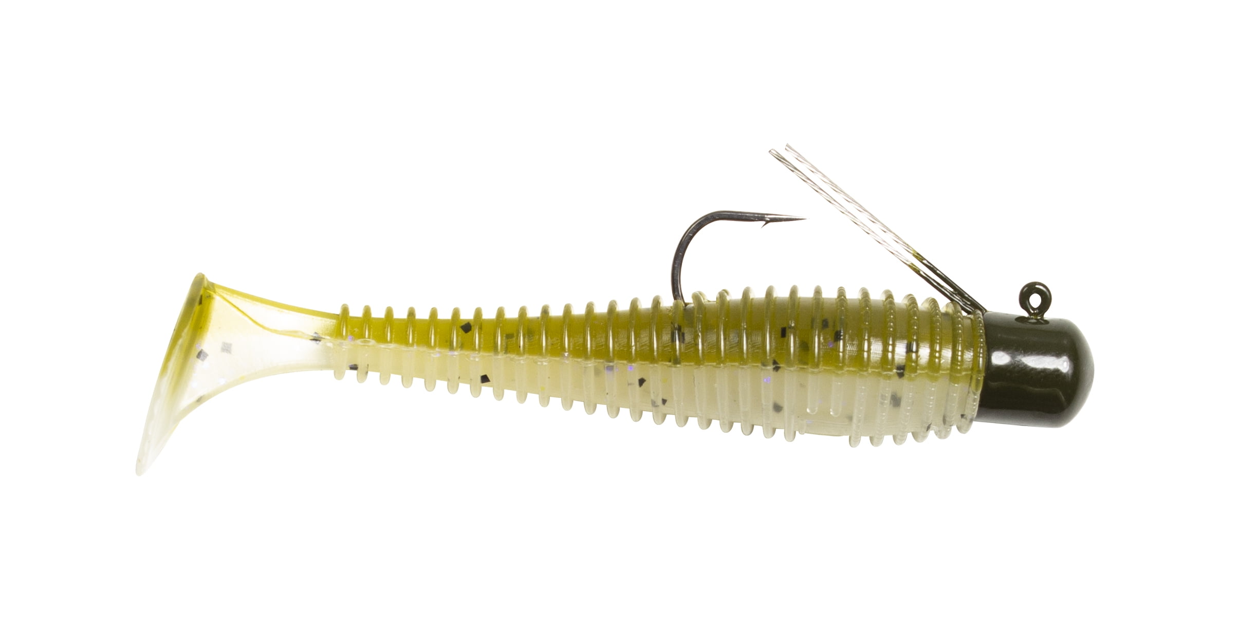 Lunkerhunt Pre-Rigged Finesse Swimbait - Perfect Pumpkin - 3in,1/4oz,Soft  Baits,Fishing Lures 