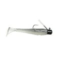 thumbnail image 1 of Lunkerhunt Pre-Rigged Finesse Swimbait - Smokin Shad - 3in,1/4oz,Soft Baits,Fishing Lures, 1 of 7