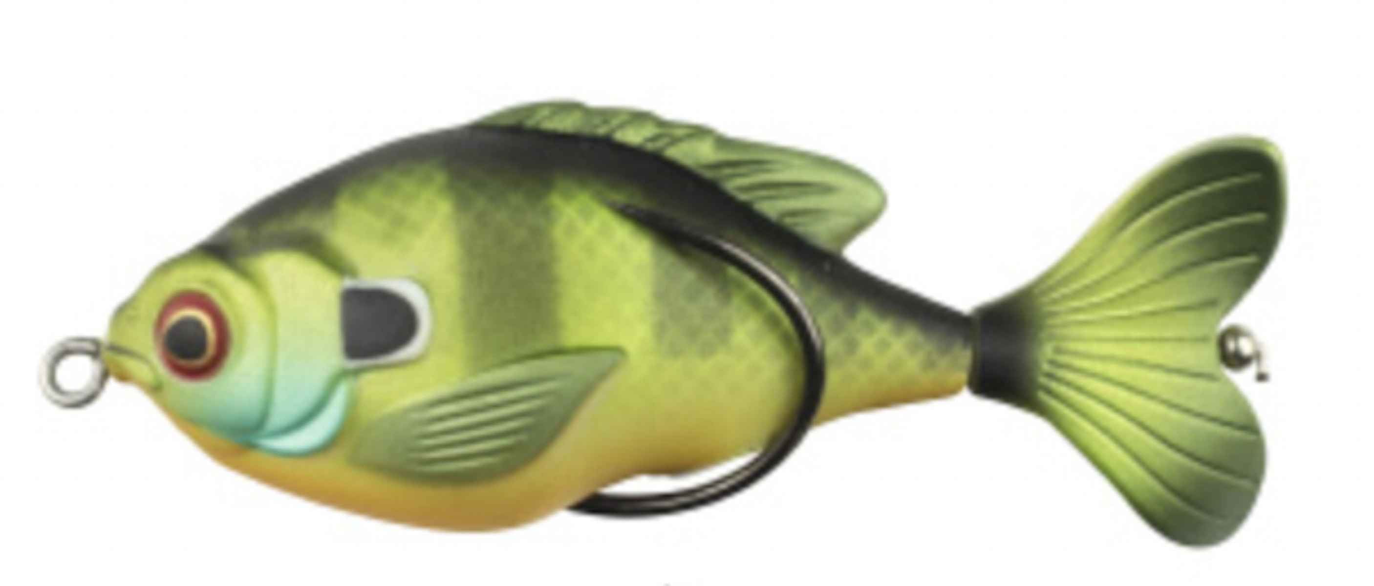Lunkerhunt Prop Fish - Topwater Lure - Blue Gill,3.5in,1/2oz,Soft  Baits,Fishing Lures 