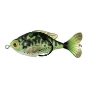 Lunkerhunt Prop Fish - Topwater Lure - Crappie,3.5in,1/2oz,Soft Baits,Fishing Lures