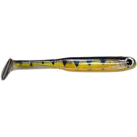 Lunkerhunt Swim Bento Plastic Minnow Swimbait, Perch, 3 in, 6 Pack