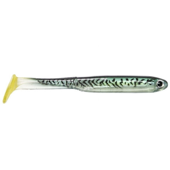 Lunkerhunt Swim Bento Plastic Swimbait, Mackerel, 5.5 in, 4 Pack