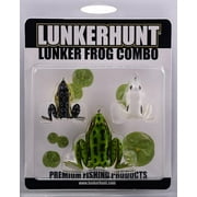 Lunkerhunt Topwater Frog Combo Assortment - 3 Pieces,Soft Baits,Fishing Lures