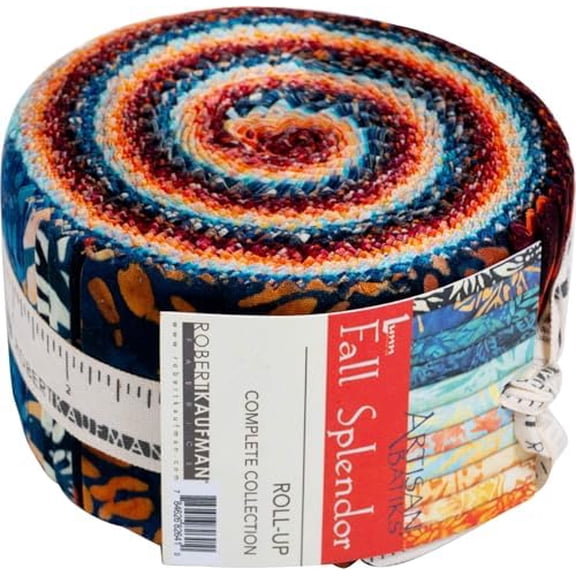 Lunn Studios Artisan Batiks Fall Splendor 40 2.5-inch Strips Jelly RollRU-1306-40$$Art & Craft
