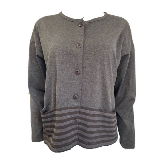 Lunn Women's Angelique Long Sleeve Cardigan, Chicoree, 2