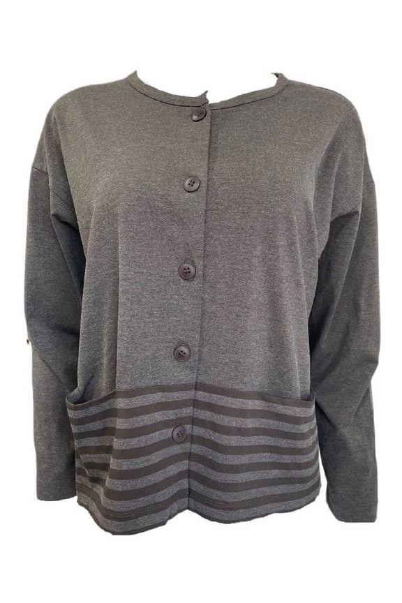 Women's Angelique Long Sleeve Cardigan, Chicoree, 2