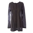 thumbnail image 1 of Lunn Women's Annette Long Sleeve Cardigan 4 (XL) Gravier, 1 of 2