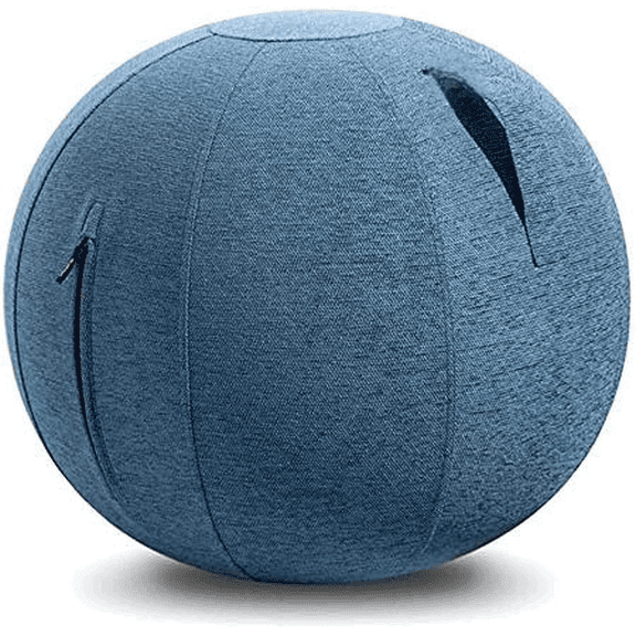 Luno - Sitting Ball Chair for Office and Home, Lightweight Self-Standing Ergonomic Posture Activating Exercise Ball Solution with Handle & Cover, Classroom & Yoga, Standard$$Sport & Recreation Other