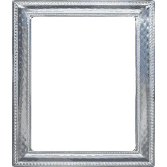 Lunt Hammered Scroll Sterling Picture Frame, 8 by 10-Inch