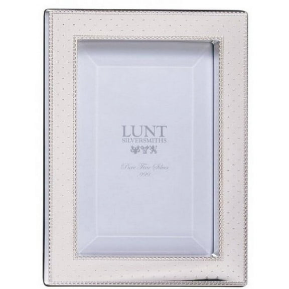 Lunt Swiss Dot Sterling Picture Frame