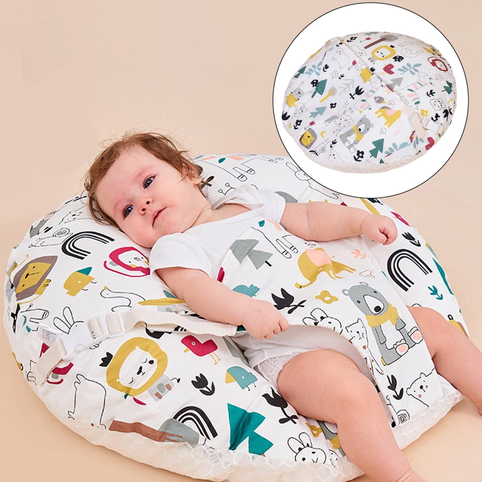 Baby Bottle Holder Baby Self Feeding Cushion Pad Nursing Pillow Support