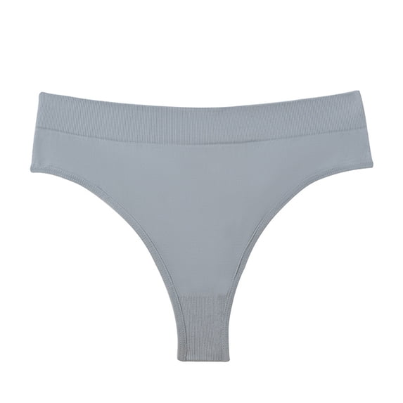 Lunuaoe Women's Plus Size High Waist Panties, Sexy Seamless Underwear, Breathable Soft Briefs