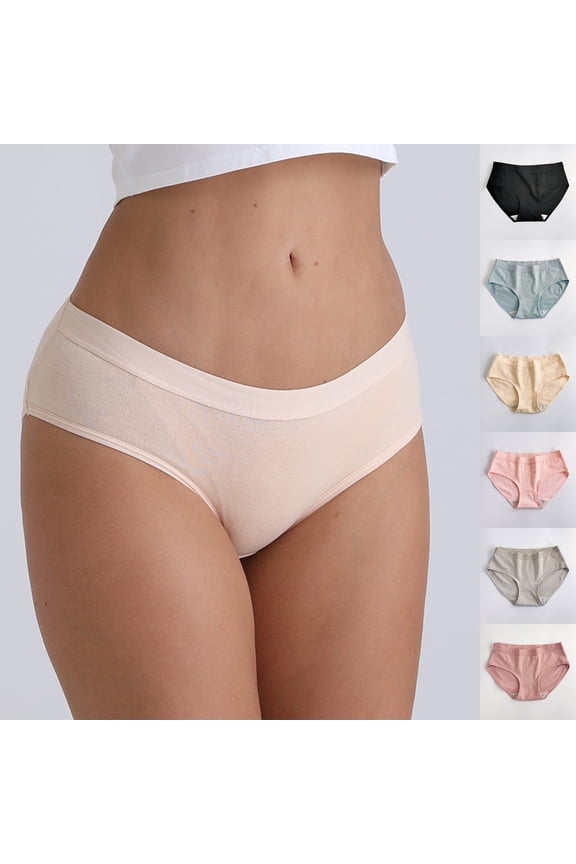 Lunuaoe Women's Plus Size High Waist Underwear, Tummy Control Shaping Panties, Soft Butt Lifter Briefs