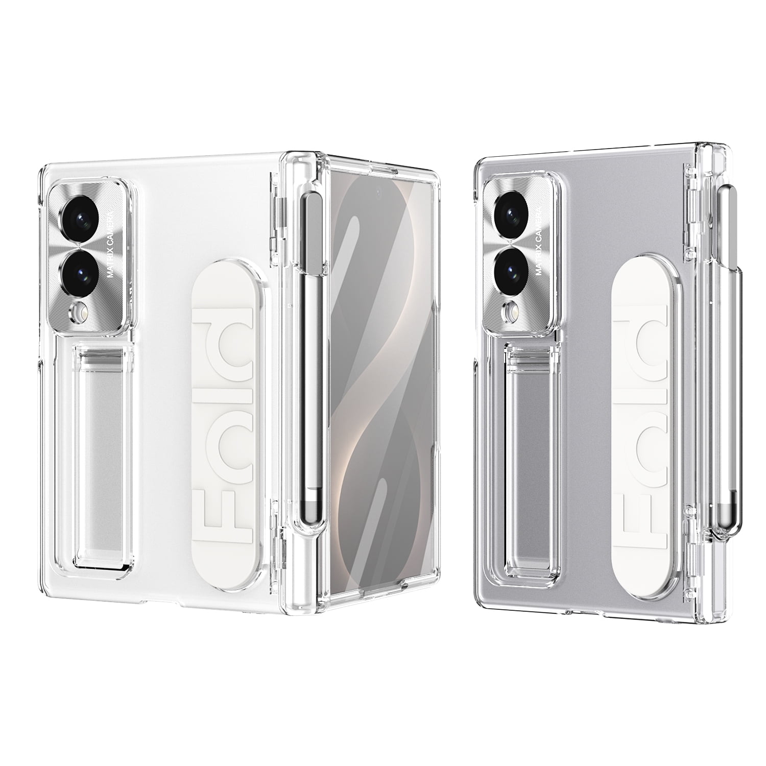 Lunvic Case for Samsung Galaxy Z Fold 8, with Silicone Wristband Strap ...