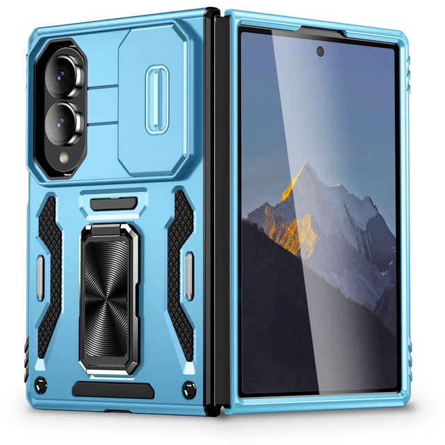 Lunvic Case for Samsung Galaxy Z Fold 8, Slide Camera Lens Cover, 360 ...