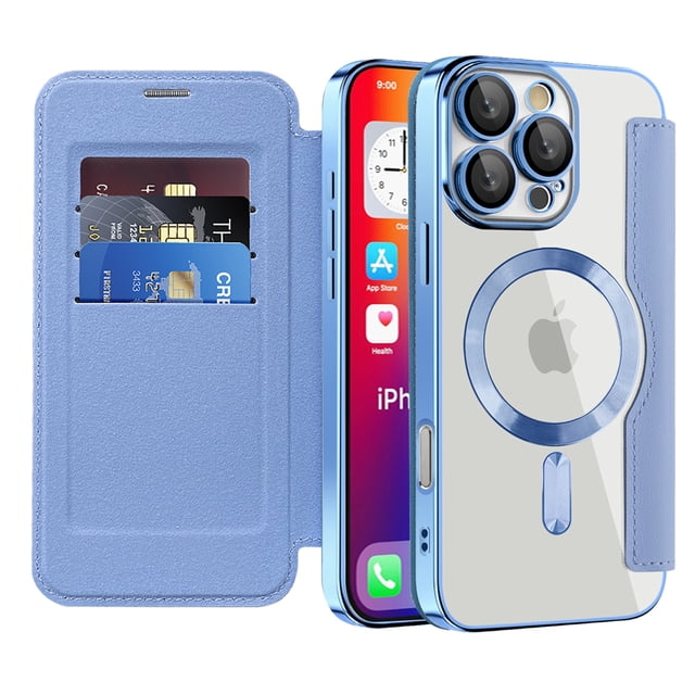 Iphone Camera Filming Lunvic Wallet Case for iPhone 16 Pro Max, RFID Blocking Folio Phone ...