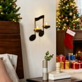 thumbnail image 1 of Lunxisen 1 Pcs Candle Sconces Wall Musical Note Sconces Decor Wall Mounted Metal Candle Holders with Foldable Tray, 1 of 8