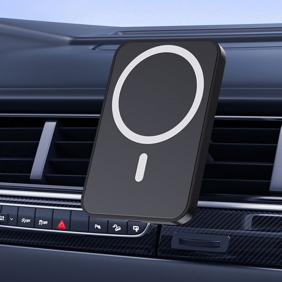 Lunxisen 1 Pcs Car Mount Magnetic Wireless Charger Phone Holder Fast Charging for Car Compatible with MagSafe